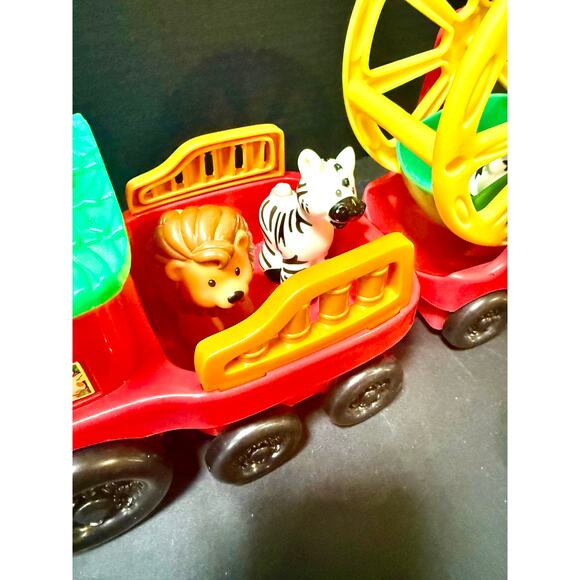 FP Little People Animal Sounds zoo train Crank no animals figures included works - Picture 3 of 6